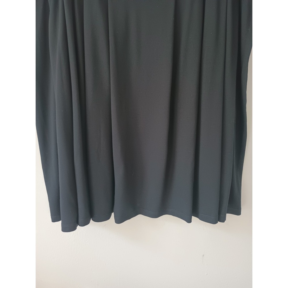Eileen Fisher Women's Size 1x Black Skirt‎ Mini Pockets Rayon Pleated Stretch - Picture 13 of 13